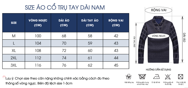 Thông số size