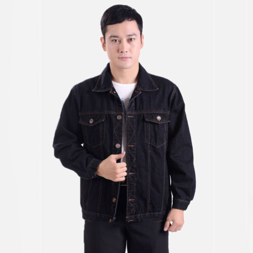 ÁO JEANS TRUNG NIÊN TS606 XANH ĐẬM